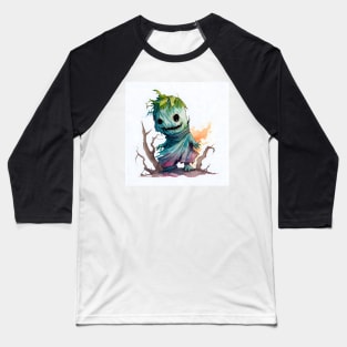 Cute Watercolor Tattered Wraith Baseball T-Shirt